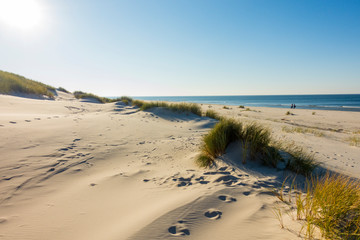 Czołpino wydma wydmy morze bałtyckie bałtyk piasek plaża