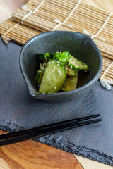 Korean Cucumber Banchan Dish