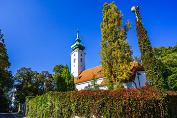 View on St. Georg church in Bogenhausen, Munich