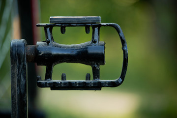 pedal of bicycle, sport technic, action is life, green nature