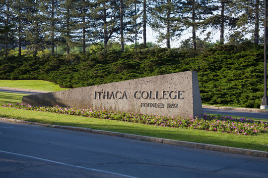 Ithaca College Entrance Sign