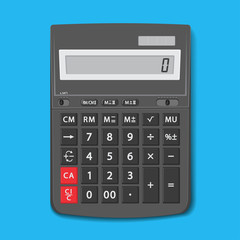 The calculator desktop with the LCD display.