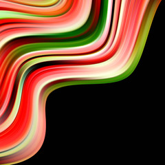 Abstract colorful vector background, color flow liquid wave design.Stream fluid. Acrylic paint