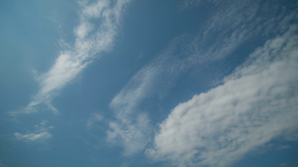 Intensive movement of clouds from the camera, a sunny day. In high resolution and high quality. Time laps does not have birds and foreign objects. Easy color correction prores 4444