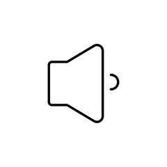 Low volume icon. Sound,speaker,voice icons.