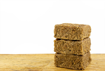 Boy Foot, ground peanut candy typical of Brazil, state of Minas Gerais. Sweet junin festival, made in the city of the piranguinho. Space for text