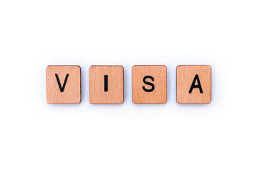 The word VISA