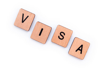 The word VISA