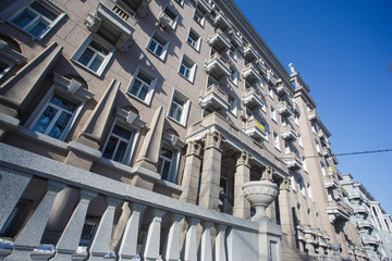 Fototapeta premium The historical building of the city of Vladivostok 