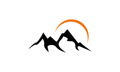 icon mountain peak logo