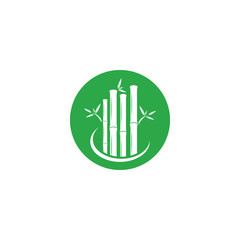 Bamboo Logo Template vector icon illustration design