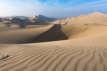 Sand dunes in Peru