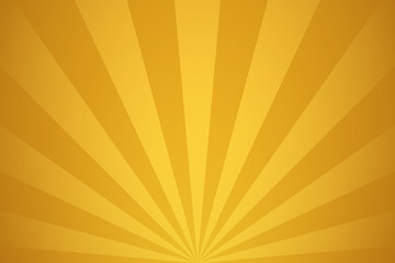 Golden sunset sunrise rays abstract vector background