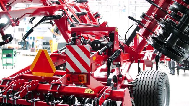 Equipment for agriculture. New disk cultivator produced at engineering plant