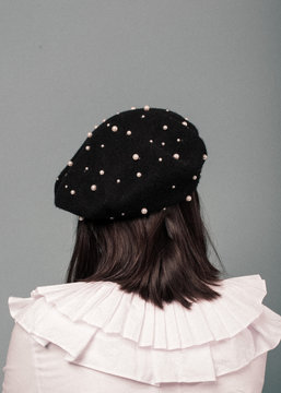 girl in beret