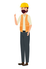 professional mechanic worker avatar character