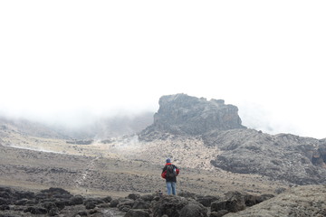 Lava Tower, Mount Kilimanjaro hike on the Machame route