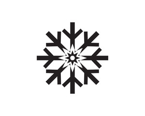 Snowflakes Logo Template