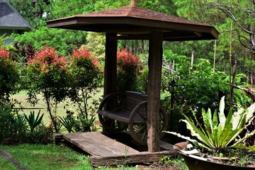 Small Garden Hut in a park in Baugio Philippines