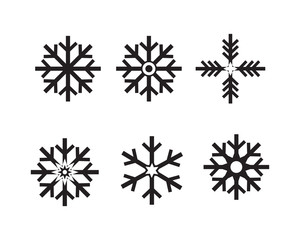 Snowflakes Logo Template