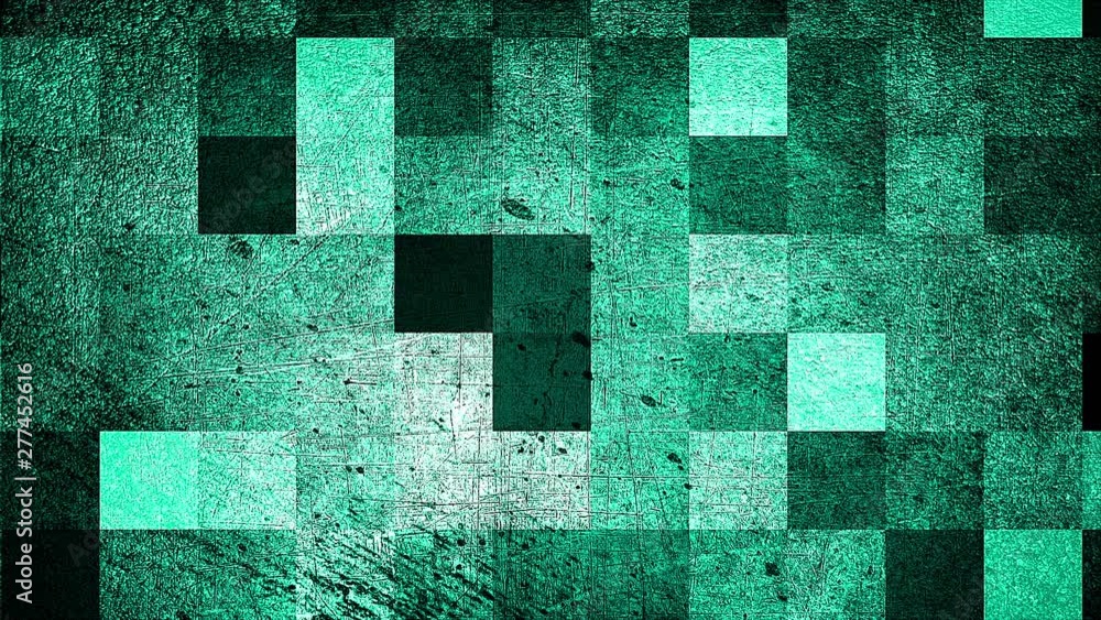 Poster Modern grunge abstract background with squares, 3d rendering computer generated backdrop