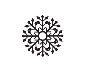 Snowflakes Logo Template