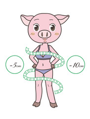 ダイエット豚・減量成功