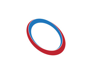 Technology circle logo and symbols
