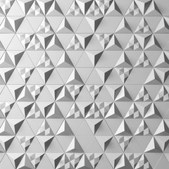 Abstract background of modern tile wall. 3D rendering.