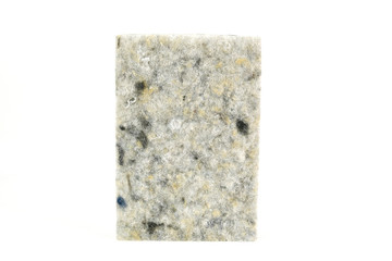 acoustic board materials on white background