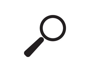 Search logo template vector icon illustration