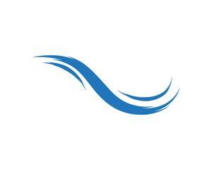 Water Wave symbol and icon Logo