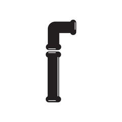 Pipe plumbing icon graphic design template vector illustration