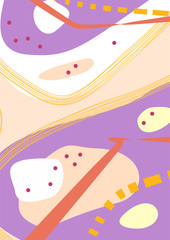 Colorful Simple Abstract Digital Arts / Paintings / Backgrounds / Illustrations