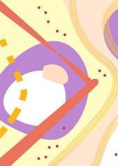 Colorful Simple Abstract Digital Arts / Paintings / Backgrounds / Illustrations