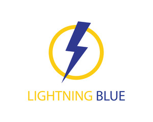 Lightning logo vector illustration