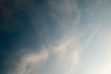 Sky and clound on bright day texture pattern background.