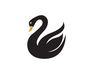 Swan logo Template design