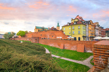 Fototapeta na wymiar Old town in Warsaw, Poland