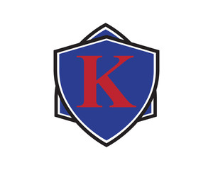 Shield logo template vector icon illustration