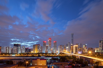 Fototapeta na wymiar Central Business District of Beijing