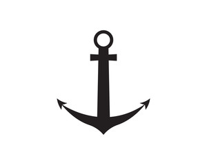 Anchor icon Logo Template vector