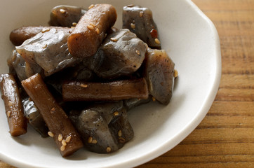 こんにゃくごぼう