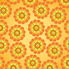 hindu flowers tradition and decoration background