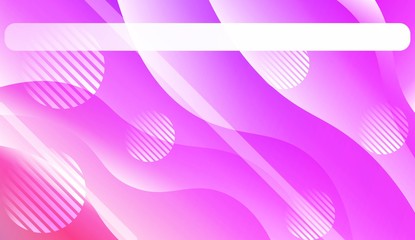 Dynamic shapes composition with Abstract Shiny Waves, Lines, Circle, Space for Text. For Template Cell Phone Backgrounds, Landing Page. Vector Illustration