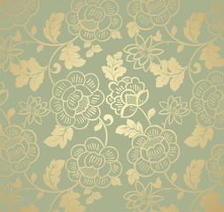 Fototapeta na wymiar wedding card design, paisley floral pattern , India 