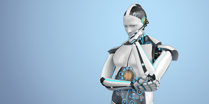 Thinking Robot Banner