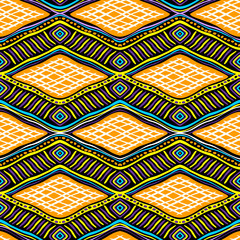 vector image for Hendiwork  ethnic seamless African pattern