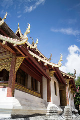 Wat Phra Singh Temple in Chang Mai, Thailand