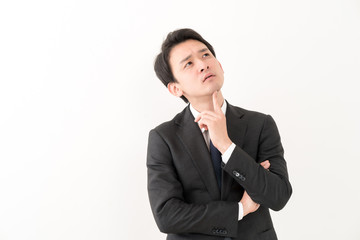 悩む・ビジネスマン